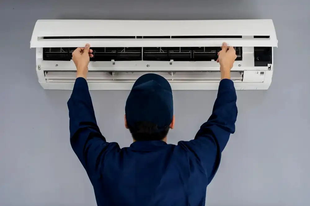 Professional AC cleaning service